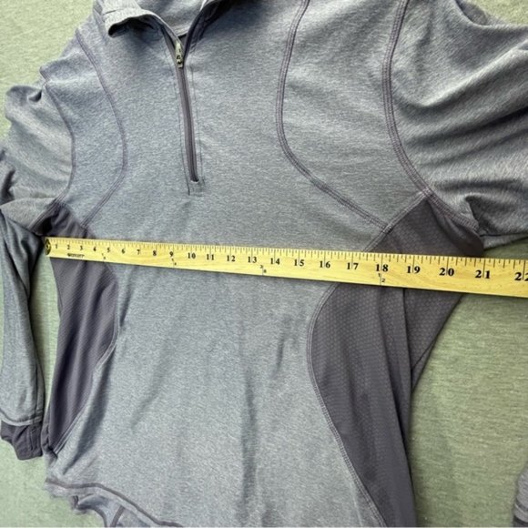 Champion Womens 1 4 Zip Purple Pullover Size Xl Long Sleeve - Picture 8 of 10